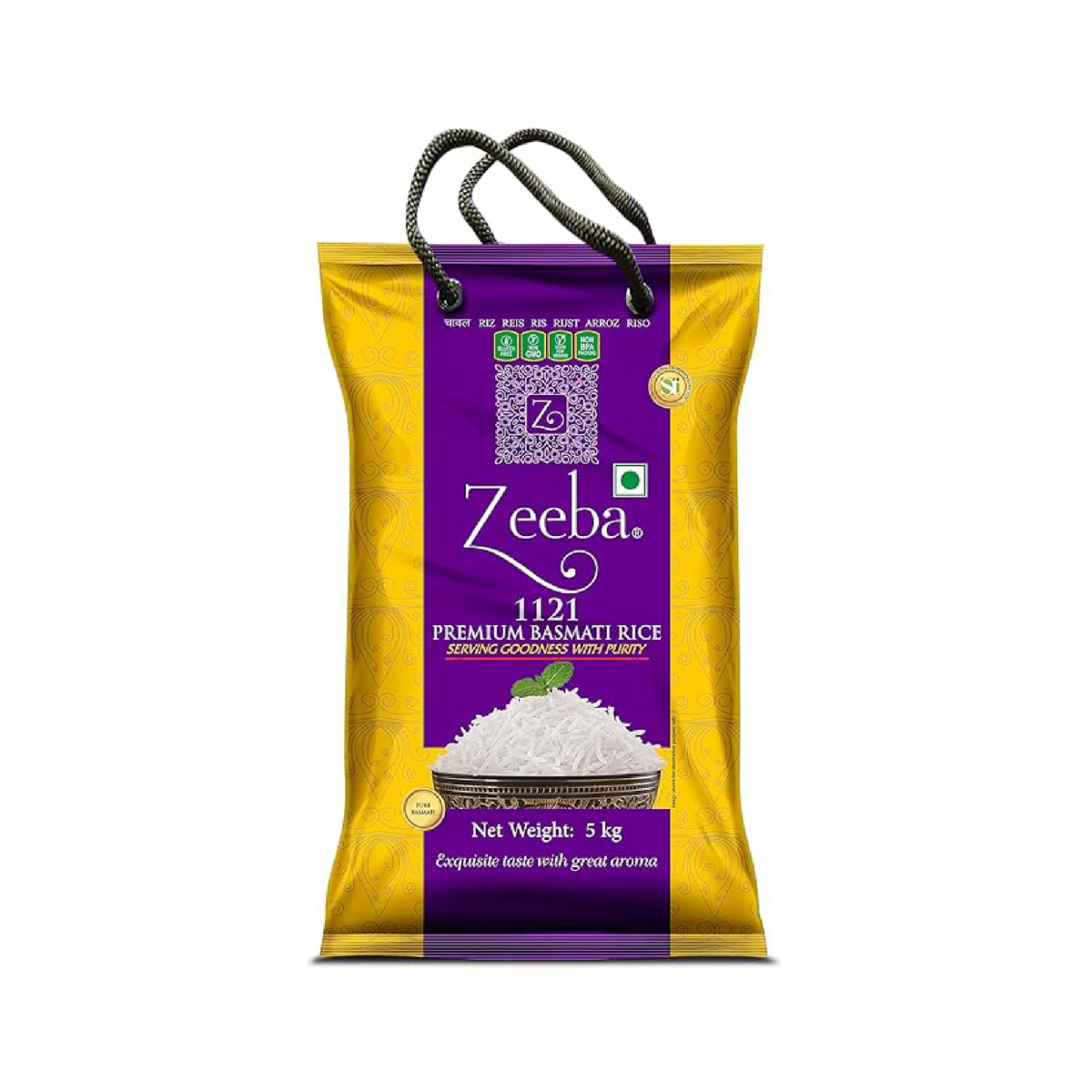 Zeeba 1121 Premium Basmati Rice 4x5kg